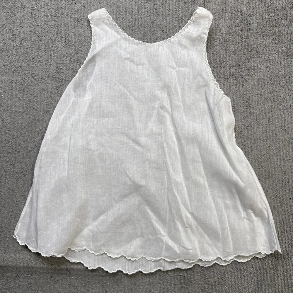 Feltman Brothers Hand Embroidered White Infant Dress Set 2 Piece‎ Heirloom Baby